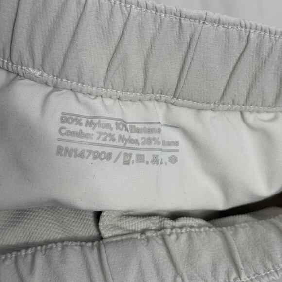 Outdoor Voices Pants Convertible Mens Medium Beige Hiking Cargo Trail Drawcord - Picture 7 of 10